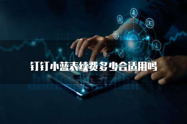 钉钉小蓝表续费多少合适用吗