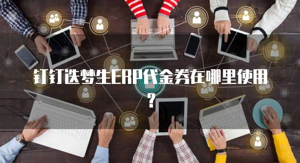 钉钉迭梦生ERP代金券在哪里使用?