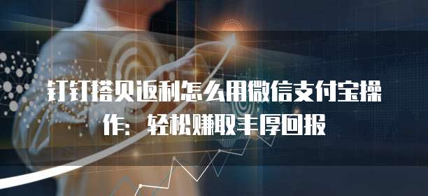 钉钉搭贝返利怎么用微信支付宝操作:轻松赚取丰厚回报