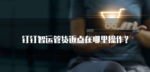 钉钉智运管货返点在哪里操作?