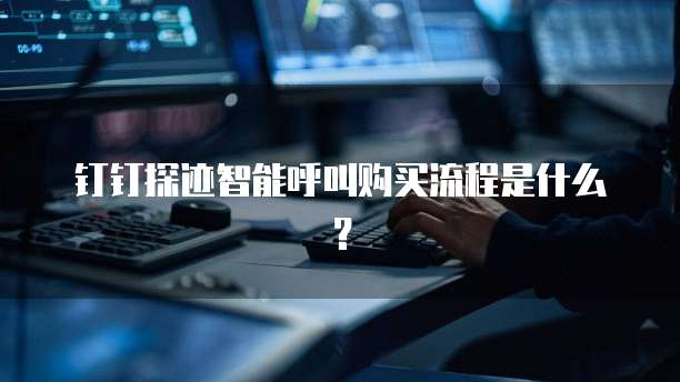 钉钉探迹智能呼叫购买流程是什么?