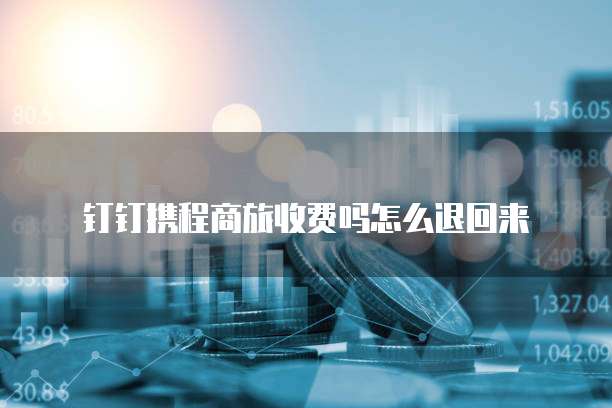 钉钉携程商旅收费吗怎么退回来