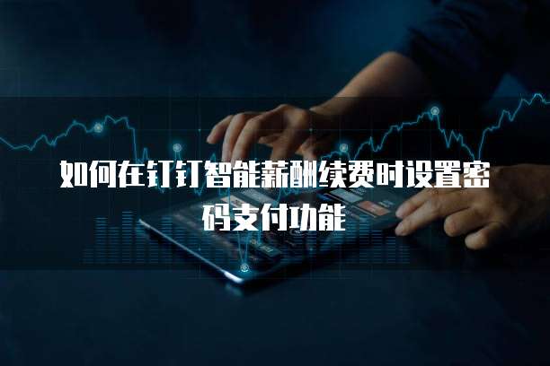如何在钉钉智能薪酬续费时设置密码支付功能
