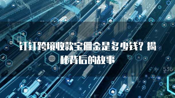 钉钉跨境收款宝佣金是多少钱?揭秘背后的故事