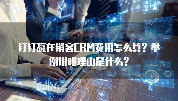 钉钉赢在销客CRM费用怎么算?举例说明理由是什么?