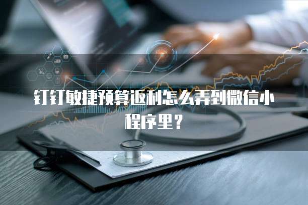 钉钉敏捷预算返利怎么弄到微信小程序里?