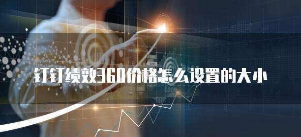 钉钉绩效360价格怎么设置的大小