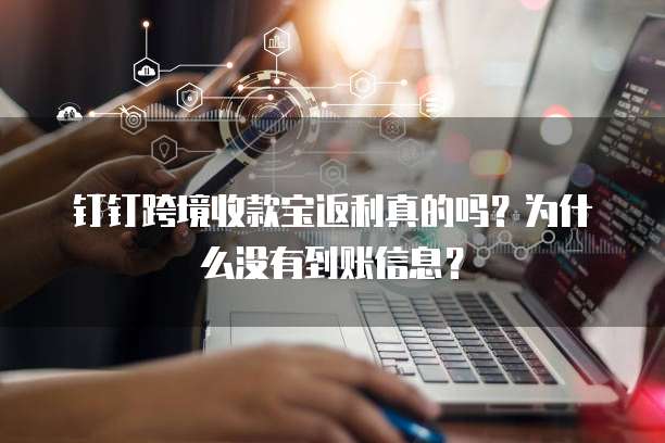 钉钉跨境收款宝返利真的吗?为什么没有到账信息?