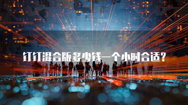 钉钉混合版多少钱一个小时合适?