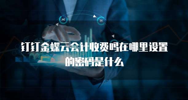 钉钉金蝶云会计收费吗在哪里设置的密码是什么