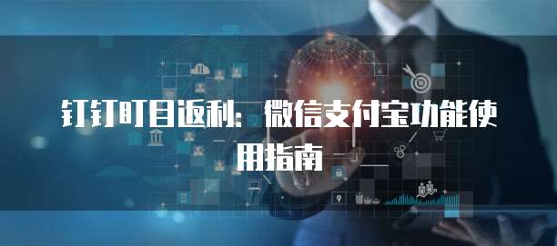 钉钉盯目返利:微信支付宝功能使用指南