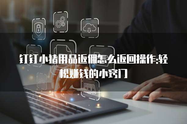 钉钉小猪用品返佣怎么返回操作:轻松赚钱的小窍门