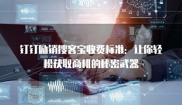 钉钉励销搜客宝收费标准:让你轻松获取商机的秘密武器