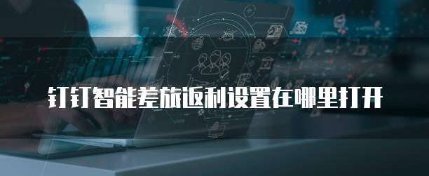钉钉智能差旅返利设置在哪里打开