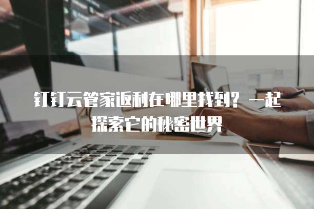 钉钉云管家返利在哪里找到? 一起探索它的秘密世界