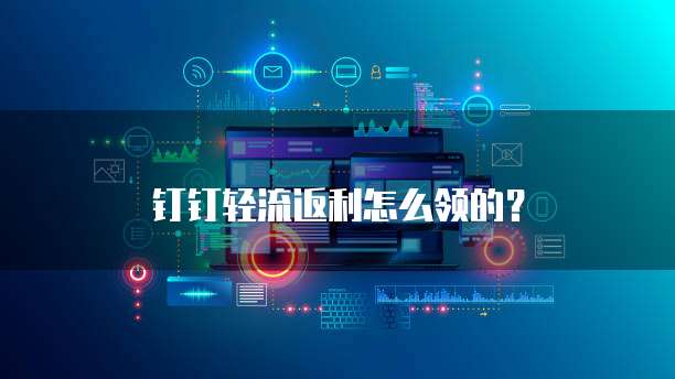 钉钉轻流返利怎么领的?