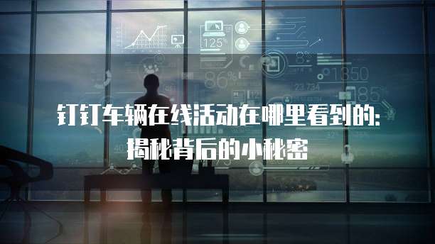 钉钉车辆在线活动在哪里看到的:揭秘背后的小秘密