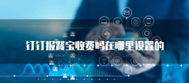 钉钉报餐宝收费吗在哪里设置的