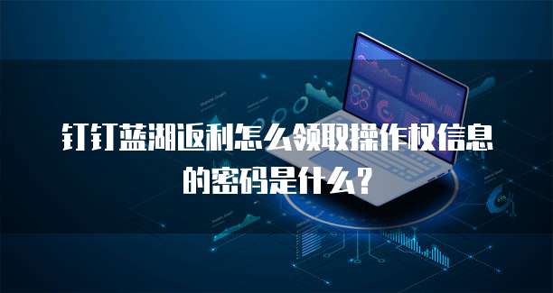 钉钉蓝湖返利怎么领取操作权信息的密码是什么?