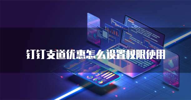 钉钉支道优惠怎么设置权限使用