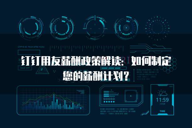 钉钉用友薪酬政策解读：如何制定您的薪酬计划？