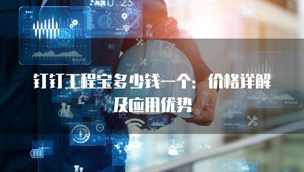 钉钉工程宝多少钱一个:价格详解及应用优势