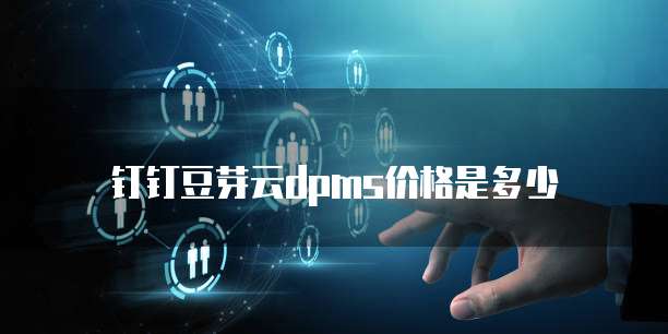 钉钉豆芽云dpms价格是多少