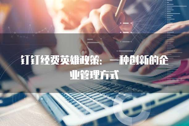 钉钉经费英雄政策:一种创新的企业管理方式