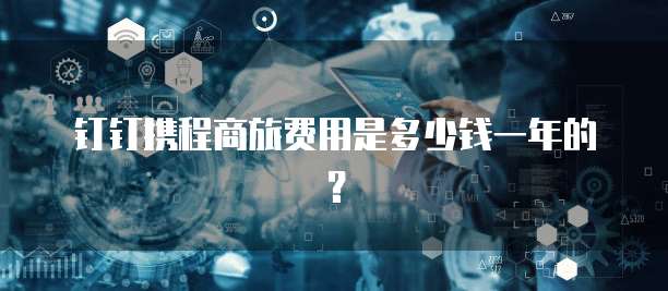 钉钉携程商旅费用是多少钱一年的?