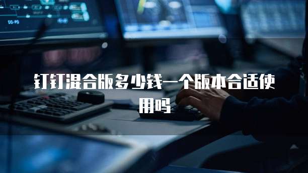 钉钉混合版多少钱一个版本合适使用吗