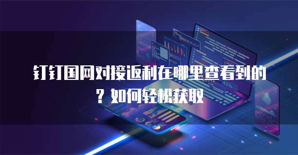 钉钉国网对接返利在哪里查看到的?如何轻松获取