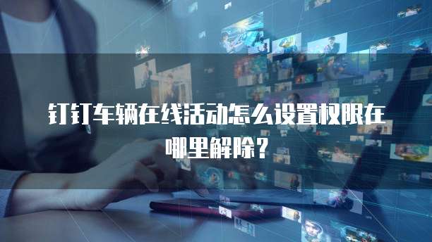 钉钉车辆在线活动怎么设置权限在哪里解除?