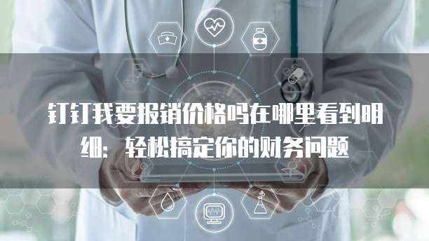 钉钉我要报销价格吗在哪里看到明细：轻松搞定你的财务问题