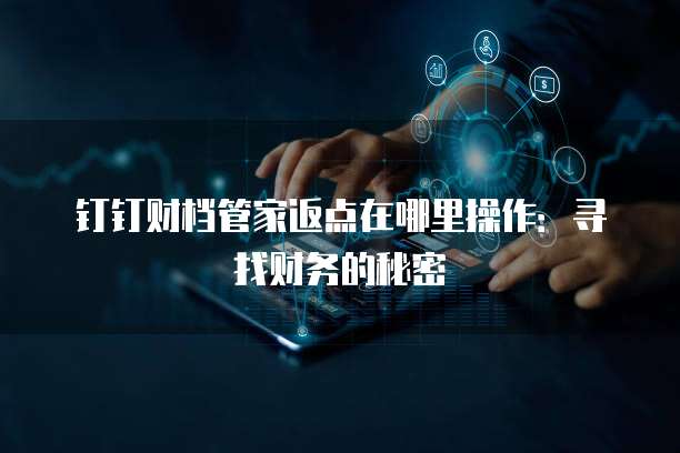 钉钉财档管家返点在哪里操作:寻找财务的秘密