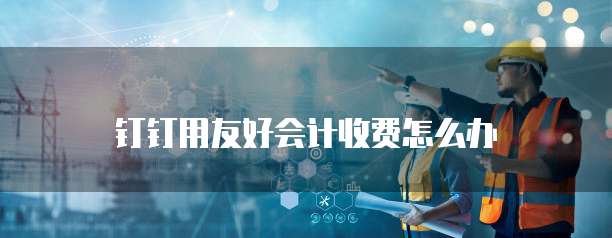 钉钉用友好会计收费怎么办