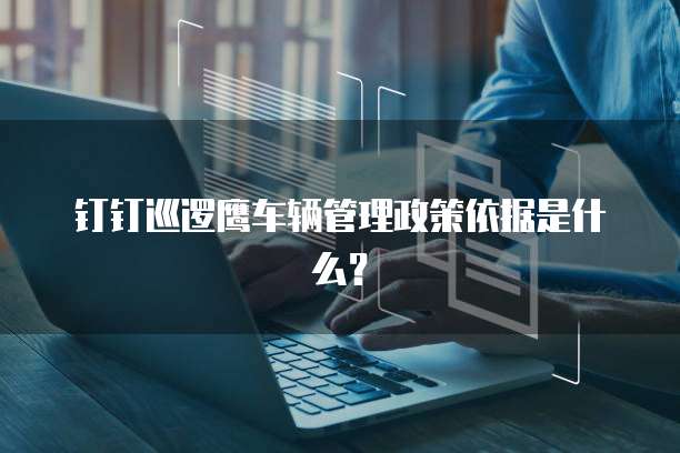 钉钉巡逻鹰车辆管理政策依据是什么？