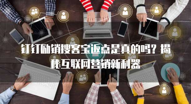 钉钉励销搜客宝返点是真的吗?揭秘互联网营销新利器