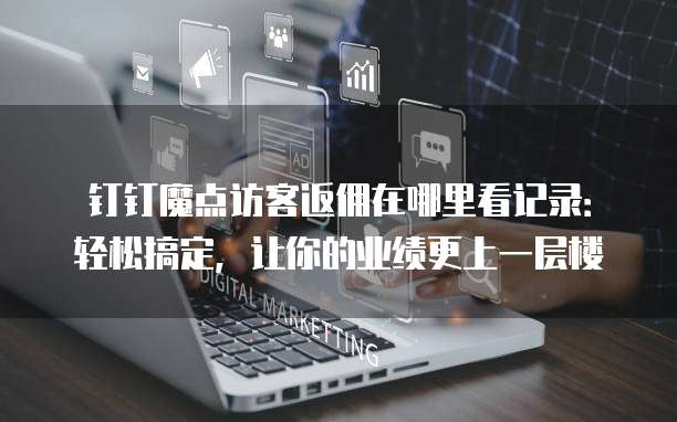 钉钉魔点访客返佣在哪里看记录:轻松搞定,让你的业绩更上一层楼