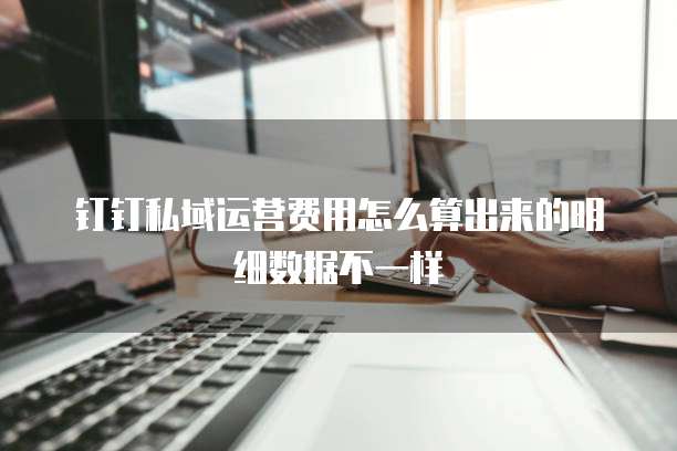 钉钉私域运营费用怎么算出来的明细数据不一样