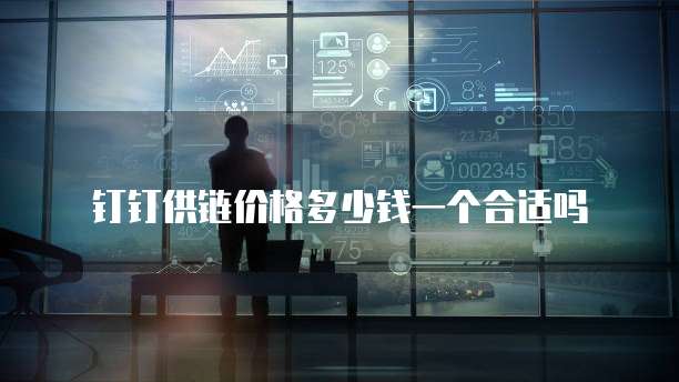 钉钉供链价格多少钱一个合适吗