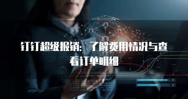 钉钉超级报销:了解费用情况与查看订单明细
