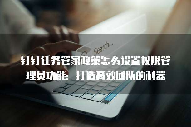 钉钉任务管家政策怎么设置权限管理员功能:打造高效团队的利器