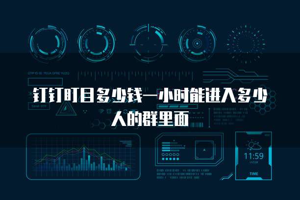 钉钉盯目多少钱一小时能进入多少人的群里面