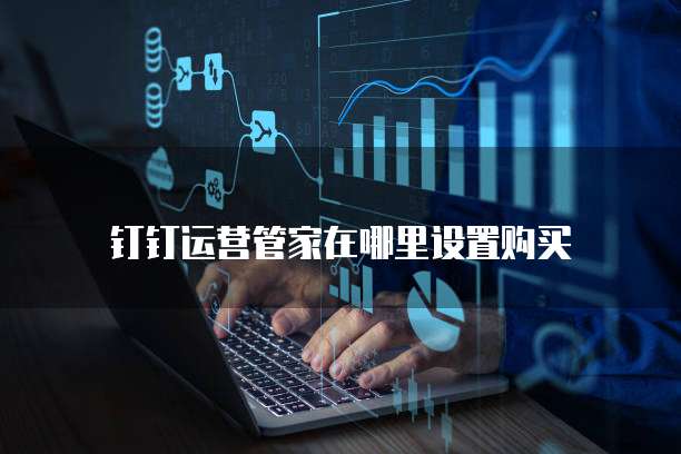 钉钉运营管家在哪里设置购买
