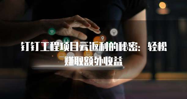 钉钉工程项目云返利的秘密：轻松赚取额外收益