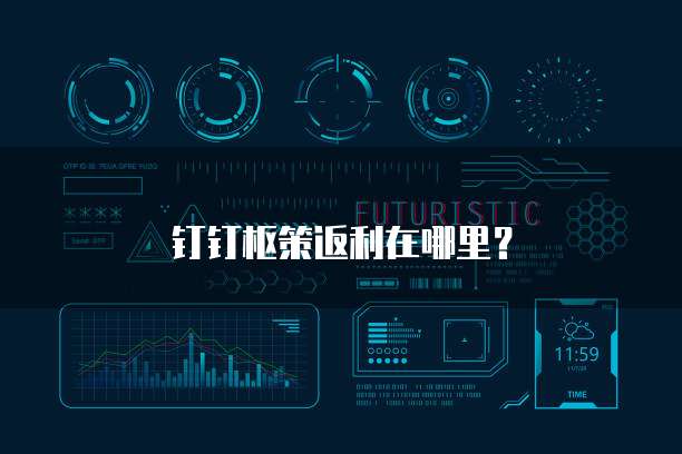 钉钉枢策返利在哪里?