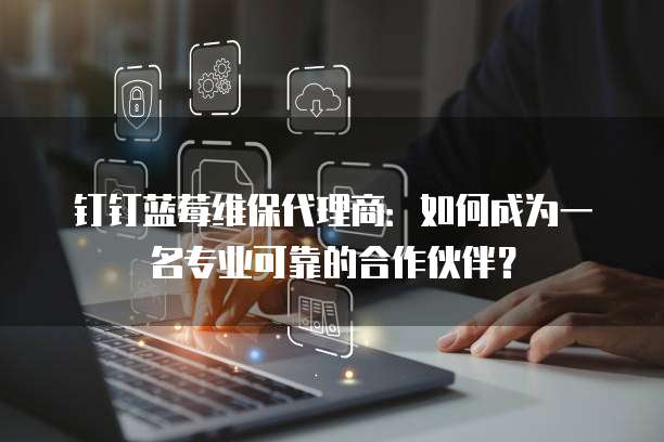 钉钉蓝莓维保代理商:如何成为一名专业可靠的合作伙伴?