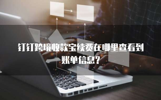 钉钉跨境收款宝续费在哪里查看到账单信息?