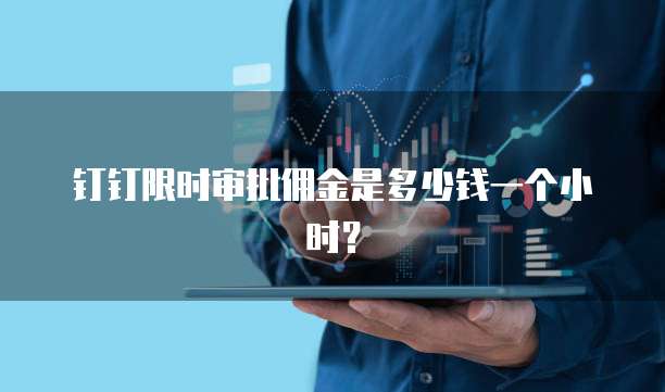 钉钉限时审批佣金是多少钱一个小时？