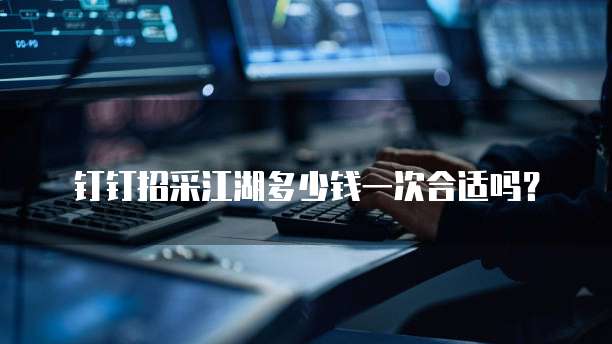 钉钉招采江湖多少钱一次合适吗?
